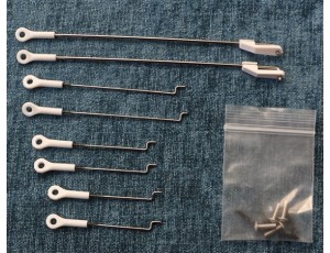 Flyfans Mig-25 Twin 64mm EDF Jet Pushrod & Screw Set 